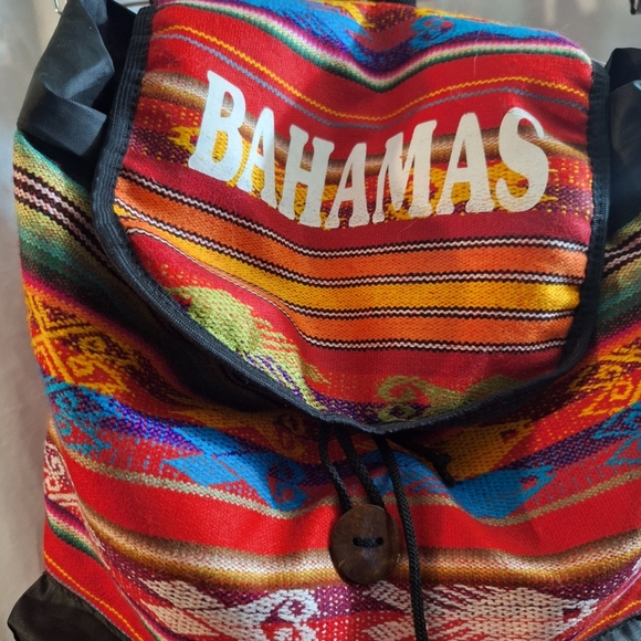 Bahamas Striped Multicolor Backpack - Picture 3 of 6